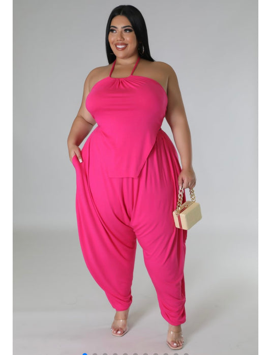 Harem Pants Set (Curvy)