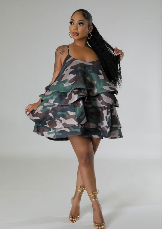 No Limit Camo Dress
