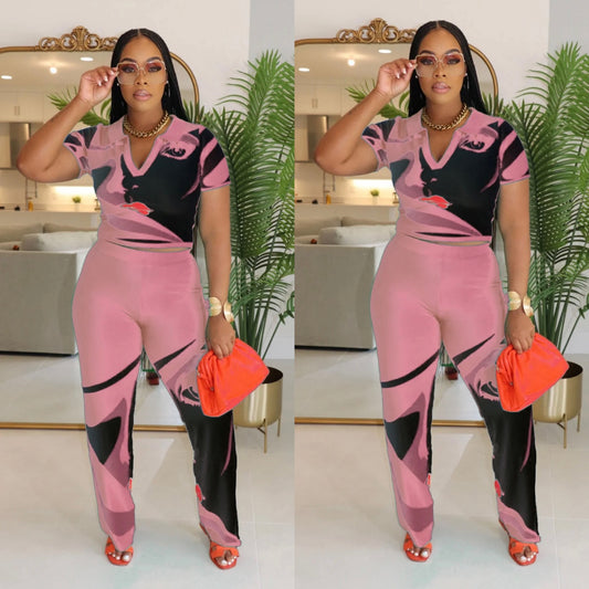 Faces Pant Set Mauve