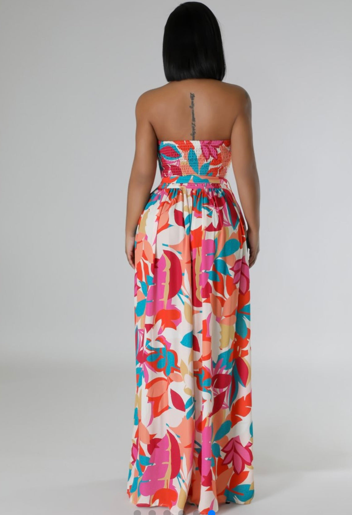 Floral Tube Jumpsuit