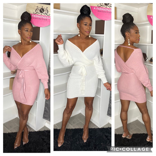 Angel Mini Dress (White)