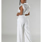 Crown Me White Pants Set